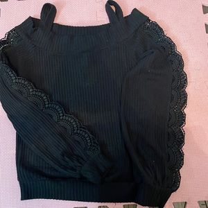 Almost famous off the shoulder sweater